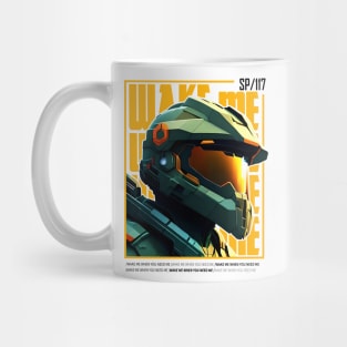 Halo game quotes - Master chief - Spartan 117 - WQ01-v6 Mug